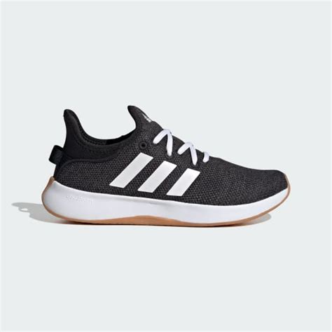 adidas city zwart leer cloudfoam|adidas cloudfoam sneakers.